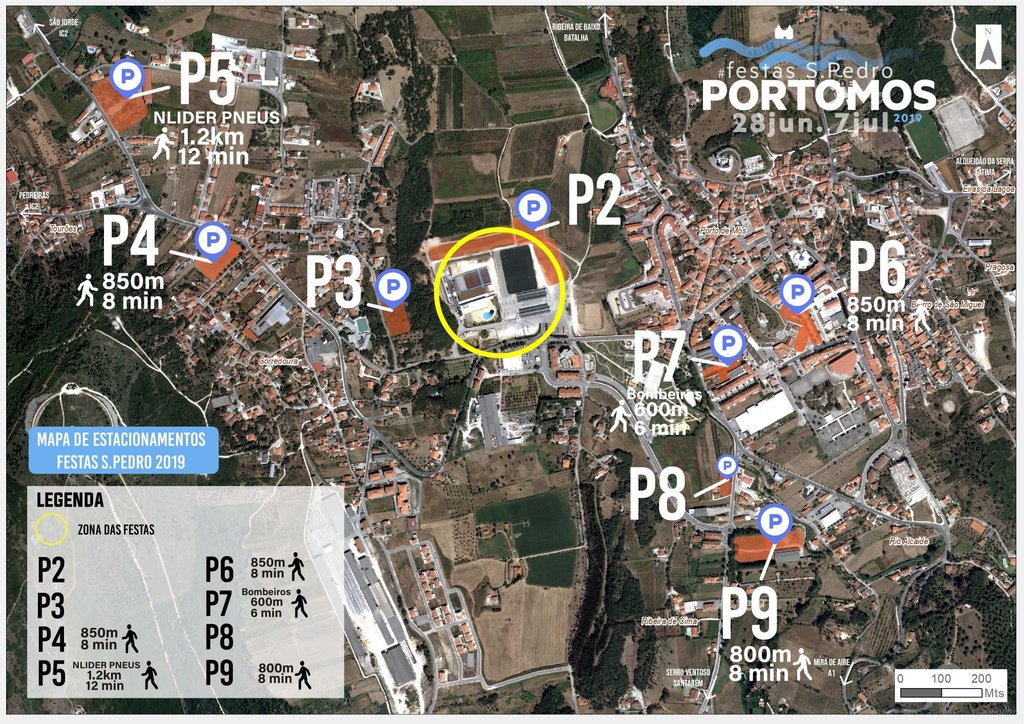 Festas São Pedro - Onde estacionar?